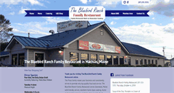 Desktop Screenshot of bluebirdranchrestaurant.com