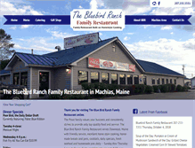 Tablet Screenshot of bluebirdranchrestaurant.com
